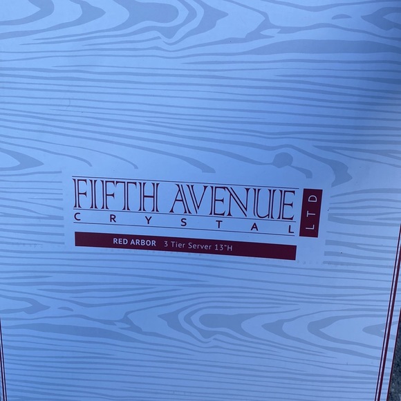 Fifth ave Crystal serving platter. New. - Picture 4 of 4